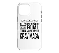 ALL WOMEN LEARN KRAV MAGA Self Defense Style Gifts Case for iPhone 16 Pro Max