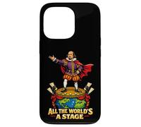 All World Stage Jacques Quotation Shakespeare Comedy Play Case for iPhone 13 Pro