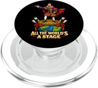 All World Stage Jacques Quotation Shakespeare Comedy Play PopSockets PopGrip for MagSafe