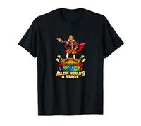 All World Stage Jacques Quotation Shakespeare Comedy Play T-Shirt