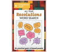 All Year Resolutions Word Search Puzzle by GadgetBreak Books: Word Searches about personal goals, self development and more | 6 x 9 inches, 103 pages ... New Years, Christmas or Self Care Journeys