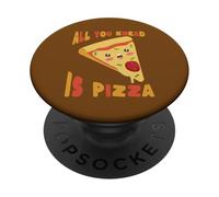 All You Knead Is Pizza Kawaii Cute Funny PopSockets Adhesive PopGrip