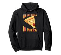 All You Knead Is Pizza Kawaii Cute Funny Pullover Hoodie