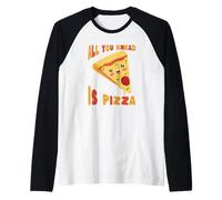 All You Knead is Pizza Kawaii Cute Funny Raglan Baseball Tee