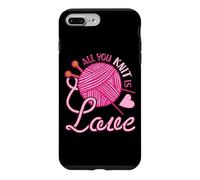 All You Knit Is Love Funny Knitting Meme Pun Case for iPhone 7 Plus/8 Plus