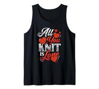 All You Knit is Love Knitting Tank Top