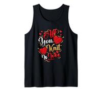 All You Knit is Love Knitting Tank Top