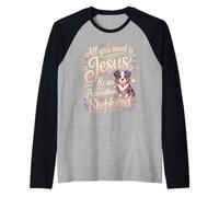 All You Need is Jesus & an Australian Shepherd Raglan Baseball Tee