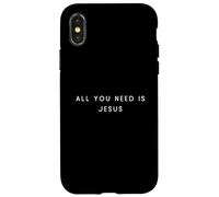 All You Need Is Jesus - Minimalist Christian Religious Case for iPhone X/XS