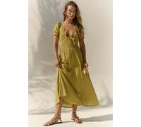 All You Need Is Lace Midi Dress by free-est at Free People in Acid Moss, Size: Medium - female