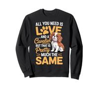 All You Need Is Love and a Cavalier for Dog Lovers Fun Sweatshirt