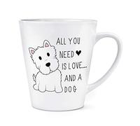 All You Need is Love and A Dog 12oz Latte Mug Cup