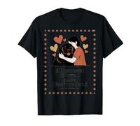 All You Need is Love and a Newfoundland - Hug Silhouette T-Shirt