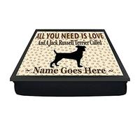 All You Need Is Love Jack Russell Personalised Dog Breed Cushion Lap Tray Bean Bag Gift