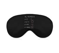 All You Need is Love Math Formula Eye Mask with Adjustable Strap for Men and Women Night Sleeping Travel Nap