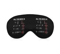 All You Need is Love Math Funny Sleep Eye Mask Soft Blindfold Eye Cover with Adjustable Strap Night Eyeshade for Men Women