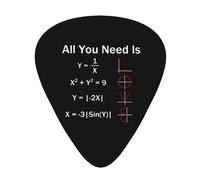 All You Need Is Love Math Guitar Picks Plectrums For Guitar Bass 12 Pack