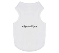 'All You Need Is Love Text' Pet Dog/Cat T-Shirt (PT00065948)