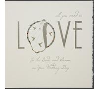 All You Need Is Love / Wedding Day - Large Handmade Wedding Card - SWL3