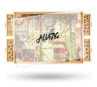 ALL4JIG 1500 Piece Rotating Puzzle Board with Drawers and Cover,Portable Jigsaw Puzzle Table for Adults Portable,Lazy Susan Spinning Puzzle Boards