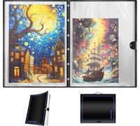 ALL4JIG 2000 Puzzle Storage Folder Binder Keeper for Jigsaw Enthusiasts - Space-Saving Organizer, Holds 20 Puzzles, 28.35"x40.16" inches, HD Film Pockets Birthday Gifts for Mom &Grandma