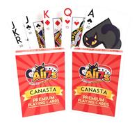 All7s Canasta Set of 2 Decks | Playing Cards With Point Values | Large Print