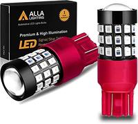 Alla Lighting Newly Upgraded 7440 7443 LED Brake Stop, Tail, Turn Signal Lights Bulbs, Red T20 Wedge 7444 7440LL 7443LL W21W 992 Super Bright High Power 2835 39-SMD LED Replacement Upgrade