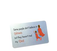 allaboutthebump My Dad is a Hero Wallet Card Keepsake
