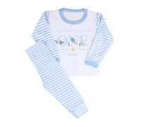 allaboutthebump Personalised Blue Sealife Birthday Pyjamas When I Wake Up I Will Be... (Blue Stripe, 4-5 Years)