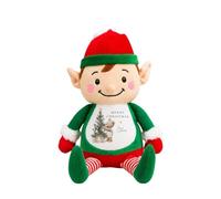 allaboutthebump Personalised My First Christmas Soft Toy with Name - Teddy Bear & Christmas Tree Design - Bunny, Reindeer or Elf Plush - Baby’s First Christmas Keepsake Gift for Boys & Girls (Elf)
