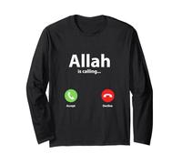 Allah is Calling Accept Decline Islam Religion Long Sleeve T-Shirt