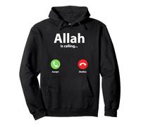 Allah Is Calling Accept Decline Islam Religion Pullover Hoodie