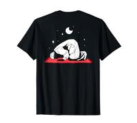 Allah SWT Worship Eid al-Fitr Tarawih Prayer Art ON Back T-Shirt