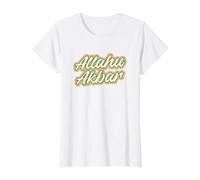 Allahu Akbar Value Graphic T-Shirt, Women, White, S