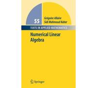 Allaire - Numerical Linear Algebra - New hardback or cased book - 07 - P555z