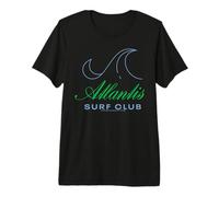 Allanis Surf Club Wave Emblem Coastal Logo Premium T-Shirt