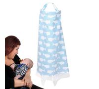 ALLATFEDING DISCRIET BLANKET, FEEDING BLANKET | 360 Degree Coverage Cotton Apron for Breastfeeding - Machine Washable Seat Rest, Multi-Use Apron for Women, Neck