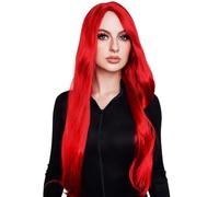 ALLAURA Compatible with Dark Phoenix Wig for X-men Cosplay |Realistic Long Red Hair Fits All for Women Men ó Jean Grey Anime Marvel & Fantasy Wigs