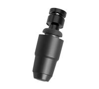 Allayu 1/2inch Drill Adapter Quick Connect Adapter Drill Adaptor Conversion Tool Compact Chrome Durable for Construction Tasks 1/2 Inch Socket Square Female Conversion