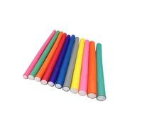 Allayu 10x Hair Foam Curler Roller Set Quick and Easy DIY Hair Curling Flexible Rods for Beautiful Curls Soft Twist, 16mm, 10 Pcs