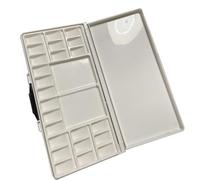 Allayu Acrylic Painting Paint Palette Tray Kids Gouache Mixing Tray Portable Large Capacity Palette Mixing Supplies Paint Acrylic Painting Professional