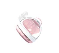 Allayu Adventure Enthusiast Hamster Container Cage Guinea Pig Cage Optimizes Comfort For Small Animals While Traveling Around Town Hamster Travel Carrier Transparent Portable, pink, 18.6x18.6x16cm