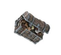 Allayu Aquarium Decoration Fish Tank Ornaments Aquascaping Experience With Elaborate Treasure Chest Offering Natural Environment Feeling And Plenty Fun To As Well As To To Decorate Aquarium All Time