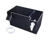 Allayu Aquarium Hang On Filter Box Water Purifier Outstanding Efficiency Small Fish Tank Filter Excellent Waste Removal Technology For Aquaria Aquarium Hang On Box Fish Tank, Black, 18x10.5x10cm