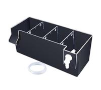 Allayu Aquarium Hang On Filter Box Water Purifier Outstanding Efficiency Small Fish Tank Filter Excellent Waste Removal Technology For Aquaria Aquarium Hang On Box Fish Tank, Black, 24x10.5x10cm