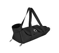 Allayu Cat Grooming Hammock Cat Carrier Bag Sturdy Lightweight Making Bathing Sessions Relaxing And Enjoyable For Pet Travel Bag Adjustable Comfortable Breathable, Black, 40x18x15cm