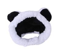 Allayu Charming Cat Headgear Small Dogs Photoshoot Props And Birthday Celebrations Hat Can Pet Become Particularly Charming. Pet Hat Cartoon Headwear Costume Cold Weather, white and black