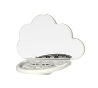 Allayu Chewing Stick Bird Mirror Stand Sturdy Parrot Fun Creative Clouds Mirrors Innovative Toy Space Saving Birdcage Accessory Sturdy Parrot Bird Mirror Chewing Stick For Birds