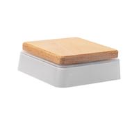 Allayu Compact Electronic Coffee Scale With Timer Offers Accurate Measurement With Fast-Response Buttons Essential For Coffee Brewing Success Small Food Scale Smart Kitchen, White, 8.3x8.3x4.1cm