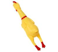 Allayu Delightful Dog Supplies Highlighting Fun Squeaky Chicken Toy Pets Bringing Joy In Life Big Open Mouth For Enhanced Joy Size (L X W X T) Approx. 12 2.8 3.3 Inch / 30.5 7.2 8.4cm MaterialRubbery